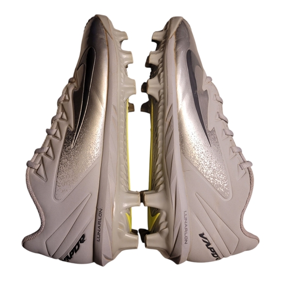 Nike Lunar Vapor Ultrafly Elite Baseball cleats athletic mens 7.5 silver gray main image 7